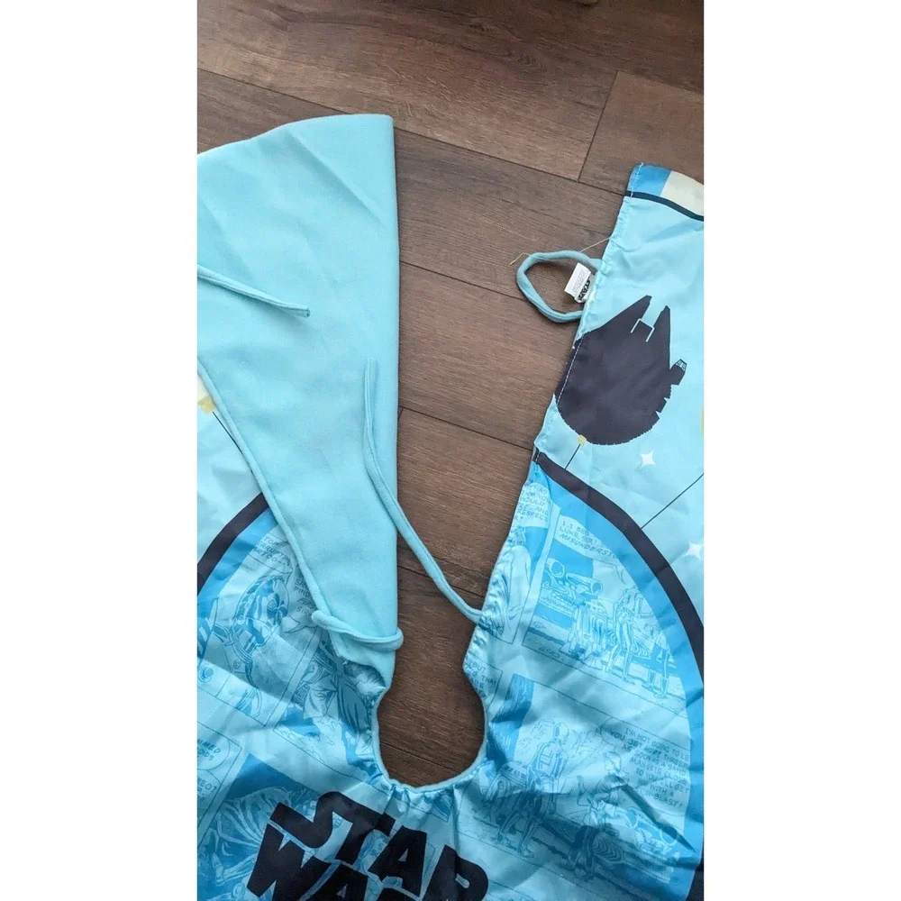 Star Wars Tree Skirt Darth Vader Yoda AT‎ AT Comic Print Blue Holiday Decor